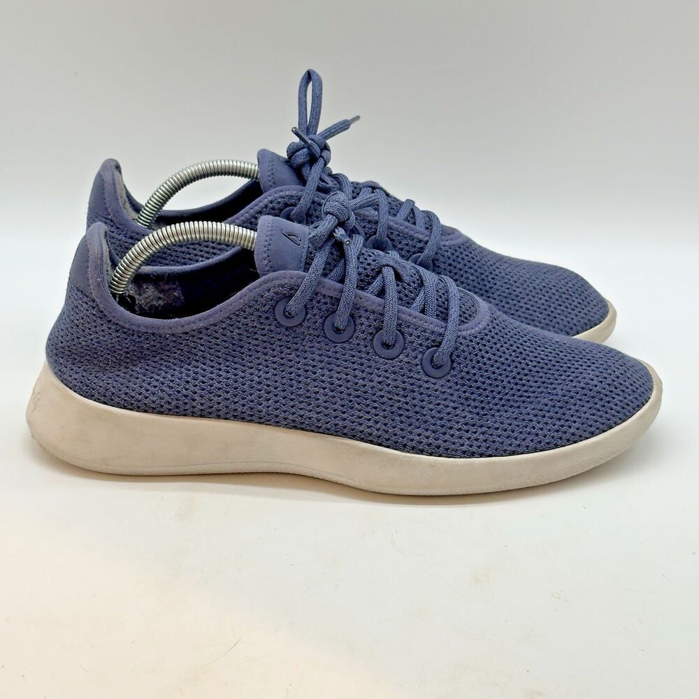 Allbirds Tree Runner Shoes Men's 11 Blue White Comfort Casual Sneakers 1222 RM1